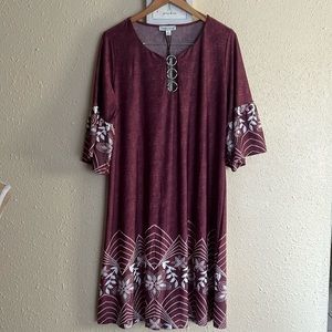 CHELSEA TAYLOR plus size dress 2X
